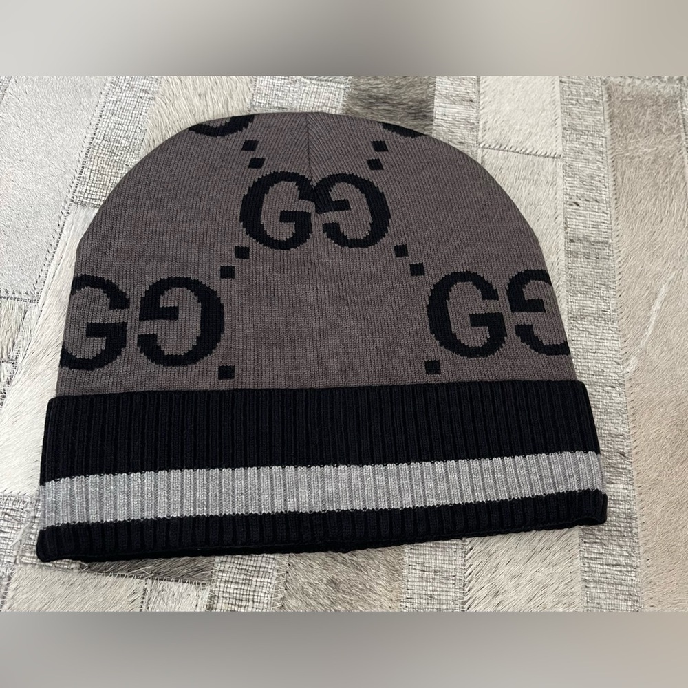GG Winter Beanie Hats… Chocolate, Gray or Pink - Picture 3 of 7